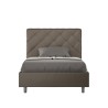 Cama doble francesa acolchada 140x200 con almacenamiento moderno Priya F Compra