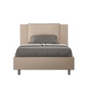 Cama francesa container 120x190 cojín cabecero acolchado Antea P Rebajas