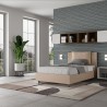 Cama francesa container 120x190 cojín cabecero acolchado Antea P Descueto