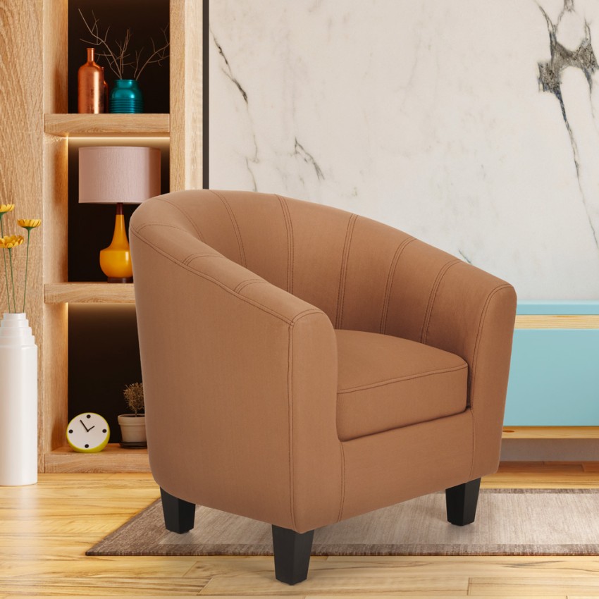  Butaca diseño semicircular polipiel salón despacho Seashell Soft Promoción 