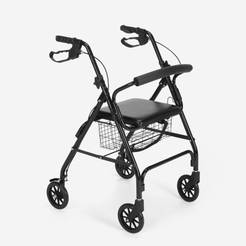 Andador plegable con asiento para personas mayores y discapacitadas Hazel