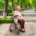 Andador plegable con asiento para personas mayores y discapacitadas Hazel Venta