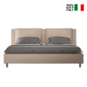 Cama doble 180x200 king size contenedor acolchado Antea K Oferta