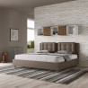 Cama doble 180x200 king size contenedor acolchado Annalisa K 