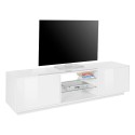 Mueble TV salón diseño moderno blanco 180cm Dover Oferta
