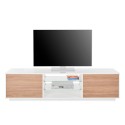 Mueble TV 180cm salón diseño madera blanca Dover Wood Rebajas