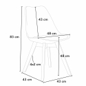 silla con cojín de diseño nórdico nordicaTulipan para bar y cocina 