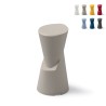 Taburete alto con mesa lounge para exterior en polietileno moderno Dot Venta