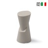 Taburete alto con mesa lounge para exterior en polietileno moderno Dot Elección