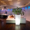 Florero cuadrado de alta luminosidad RGB LED jardín terraza pot holder Genesis Promoción