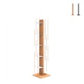 Librería columna vertical h150cm madera 10 baldas Zia Veronica MH Promoción
