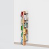 Librería de pared vertical h150cm en madera 10 estantes Zia Veronica WMH Elección