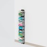 Librería de pared h150cm vertical en madera 10 baldas Zia Ortensia WMH Características