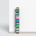 Librería de pared h150cm vertical en madera 10 baldas Zia Ortensia WMH Elección