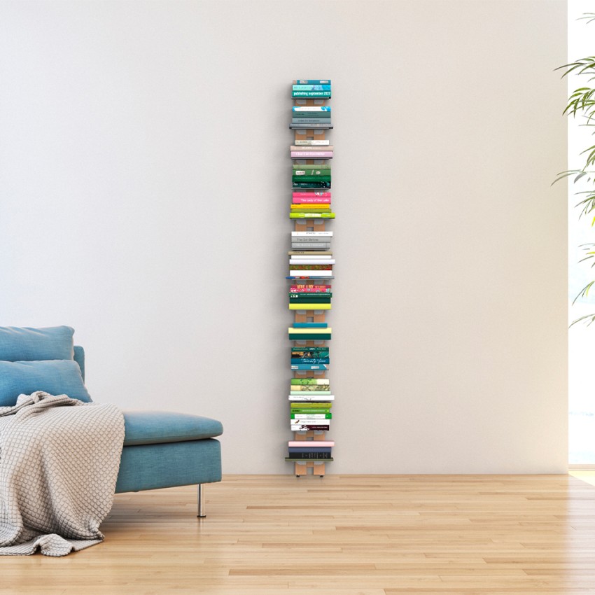 Zia Ortensia MH Librería columna vertical h150cm 10 baldas de madera