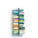 Librería suspendida en madera de doble cara h105cm 14 estantes Zia Bice SF Características