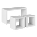 Conjunto de 3 estantes de pared de cubo rectangular estante moderno Tribù Promoción