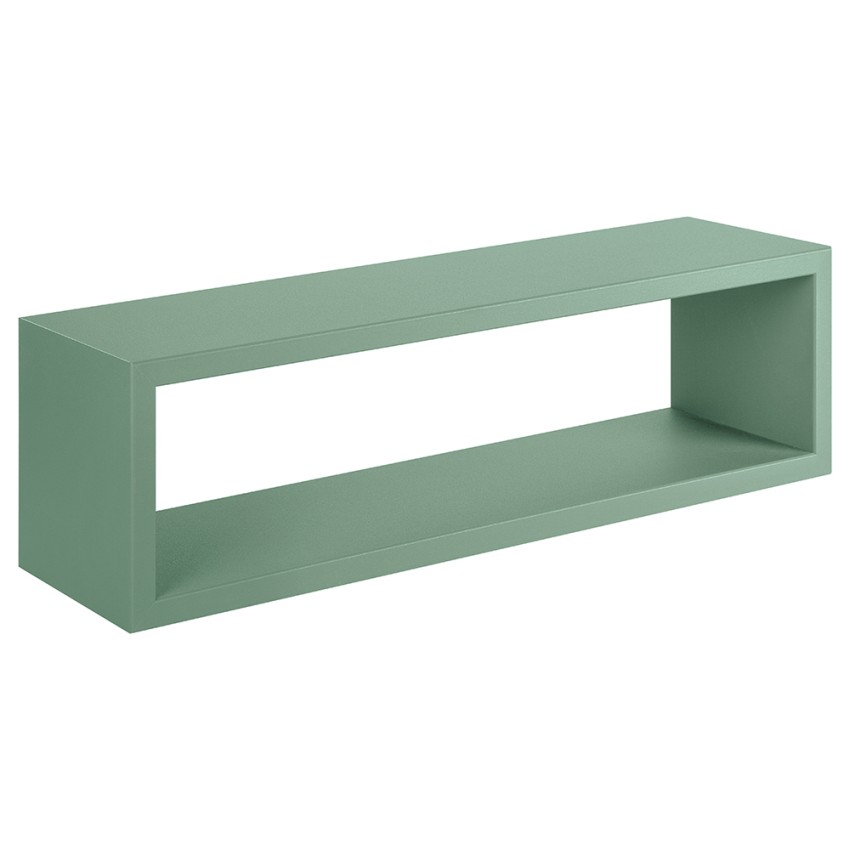 Estante de pared de cubo rectangular Estantería de diseño moderno Regolo Estante de pared de cubo rectangular Estantería de diseño moderno Regolo