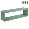 Estante de pared de cubo rectangular Estantería de diseño moderno Regolo 