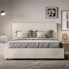 Cama doble contenedor 160x200 dormitorio moderno Mika M1