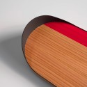 Bandeja de servicio de mesa de cocina de madera de diseño moderno Nelumbo M 