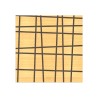Cuadro moderno en madera taracea 75x75cm diseño geométrico Three Características