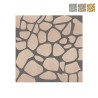 Cuadro madera taracea 75x75cm natural decorativo Stones Promoción