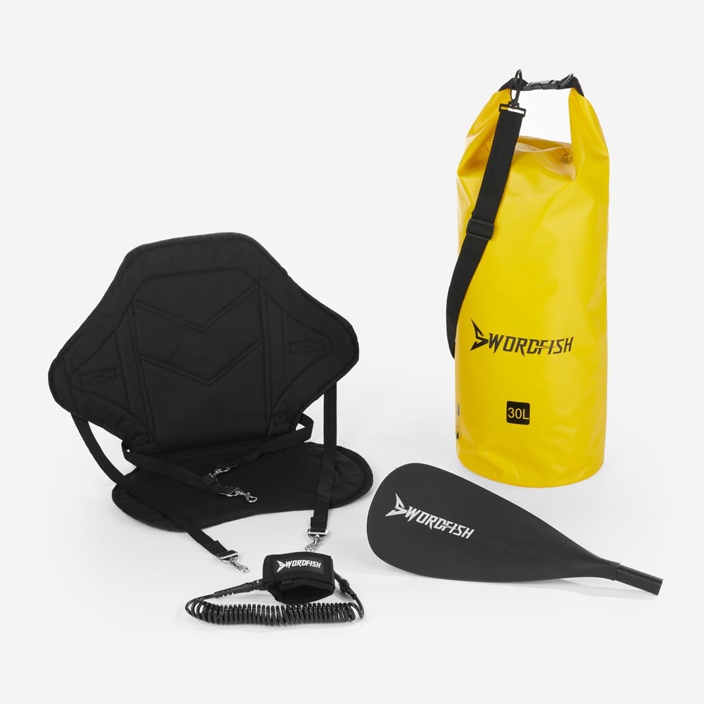 Kit de accesorios SUP Stand Up Paddle correa para el tobillo bolsa seca asiento StingRay