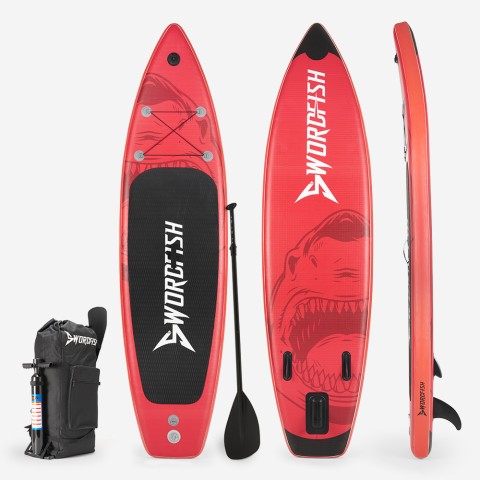 SUP Tabla hinchable Stand Up Paddle Touring para adultos 366 cm Red Shark Pro XL