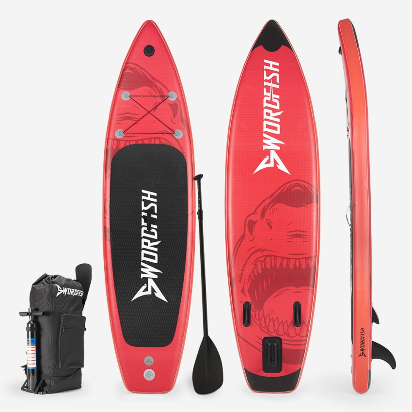 SUP Tabla hinchable Stand Up Paddle Touring para adultos 12'0 366 cm Red Shark Pro XL Promoción