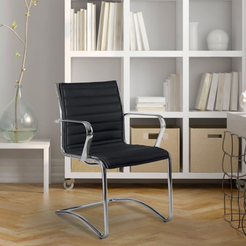 Silla de oficina con reposabrazos para visitantes sala de espera reuniones Stylo SBBE Promoción