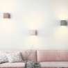 Lámpara de pared aplique cubo pared luz de techo diseño moderno Cromia Coste