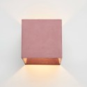 Lámpara de pared aplique cubo pared luz de techo diseño moderno Cromia 