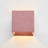 Lámpara de pared aplique cubo pared luz de techo diseño moderno Cromia 