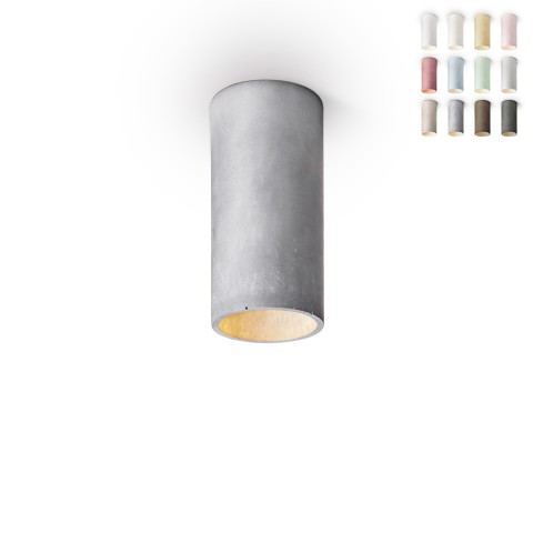 Foco de techo cilindro suspendido 13cm diseño moderno Cromia