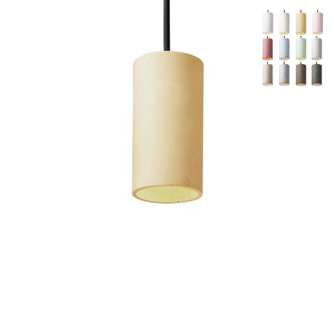 Lámpara colgante de diseño cilíndrico 13cm para cocina o restaurante Cromia Promoción