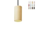 Lámpara colgante diseño cilindro 13cm cocina restaurante Cromia Promoción