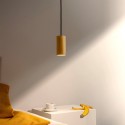 Lámpara colgante diseño cilindro 13cm cocina restaurante Cromia Coste
