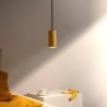Lámpara colgante diseño cilindro 13cm cocina restaurante Cromia Coste