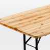 Mesa en madera para conjunto de mesa 220x80 fiestas de jardín Oferta