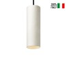 Lámpara colgante diseño cilindro 20cm cocina restaurante Cromia Compra