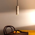 Lámpara colgante diseño cilindro 20cm cocina restaurante Cromia Coste