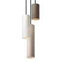 Lámpara colgante moderna 3 luces cocina diseño cilindro Cromia Características