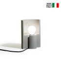 Lampada da tavolo artigianale design moderno minimalista Esse Descueto