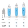 Tabla de paddle surf hinchable Stand Up 10'6 320cm Traverso 