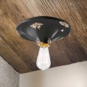 Lámpara de techo cerámica pintada a mano lámpara de techo diseño Vintage PL Promoción