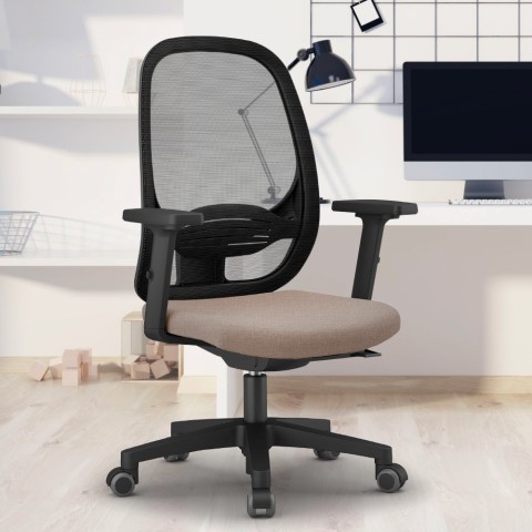 Silla de oficina Smartworking sillón ergonómico con malla transpirable Easy T