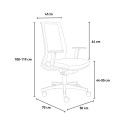 Silla de oficina ergonómica sillón de diseño de malla transpirable Blow T Catálogo