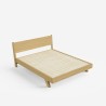 Cama de matrimonio diseño moderno 160 x 190 cm somier cojín Rust Oferta