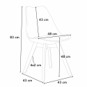 stock 20 sillas con cojín diseño escandinavo Goblet nordica para bares y restaurantes 